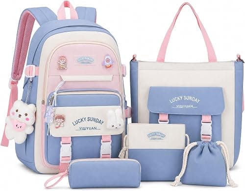 Jorunb School Bag,Kid Backpacks Set for Teenage Students Back على Amazon.ae - متتبع الأسعار