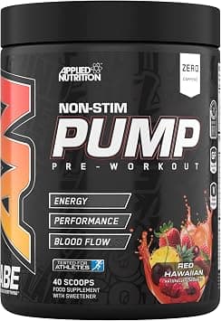 Applied Nutrition ABE Pump Pre Workout - All Black Everything Stim Free Pump Pre Workout Powder | Pump, Energy & Strength with Citrulline, Creatine, Beta-Alanine (500g - 40 Servings) (Red Hawaiian) on Amazon.ae - Price Tracker