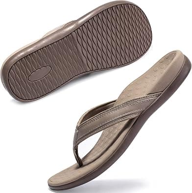 LLSOARSS Plantar Fasciitis Feet Sandal with Arch Support - Best Orthotic flip Flops for Flat Feet，Heel Pain- for Women on Amazon.ae - Price Tracker