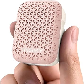 INSMY Wearable Bluetooth Speakers,IP67 Waterproof,Clip-On Portable Small Personal Speaker/Clean Sound/Stereo Pair/Wireless 5.4/ENC Built-in Mic/Lightweight for Golf Work Pool (Non-Magnetic) (Pink) - Best Deal Finder