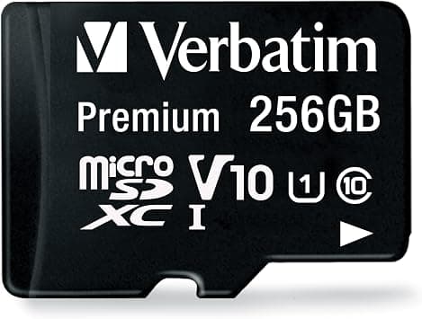 فيرباتيم بطاقة ذاكرة مايكرو اس دي اكس سي بريميوم 256GB مع محول UHS-I V10 الفئة 10 تدعم FHD (1080p) سرعة U1 مصنفة بسرعة قراءة تصل إلى 100 ميجابايت/ثانية - دليلك لأفضل العروض