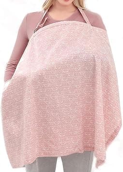 X spring Cotton Nursing Cover, Adjustable Breastfeeding Apron with D-Ring Strap, Wide Neckline for Eye Contact, Breathable Lightweight Cotton Shawl, Full Privacy Nursing Cover for Public Use on Amazon.ae - Price Tracker