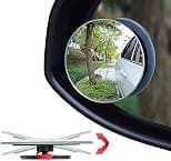 Ampper Blind Spot, 2" Round HD Glass Convex Rear View Mirror | Car | Pack of 2 - Best Deal Finder