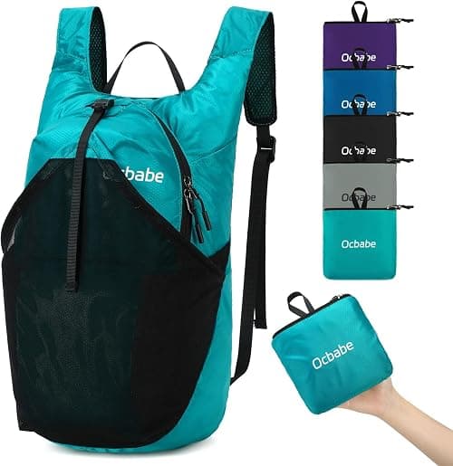 15L Small Packable Lightweight Backpack Hiking Daypack Water Resistant Foldable Outdoor Camping Travel Bag for Women Men على Amazon.ae - متتبع الأسعار