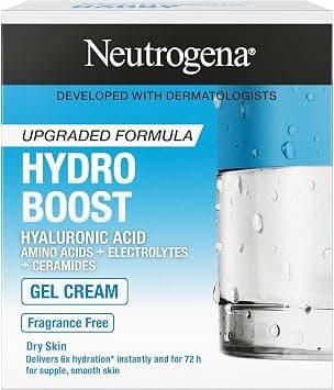Neutrogena (Upgraded Formula) Hydro Boost Gel Cream with Hyaluronic Acid + Amino Acids + Electrolytes + Ceramides - For dry skin - 50 ml on Amazon.ae - Price Tracker