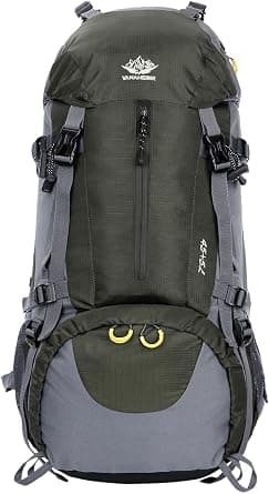 WoneNice 50L(45+5) Waterproof Hiking Backpack - Outdoor Sport Daypack with Rain Cover on Amazon.ae - Price Tracker