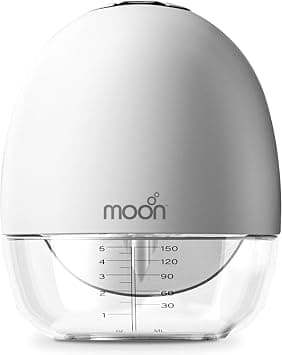 The Moon Brand Wearable HandsFree Breast Pump w/Touch Control LED Display -AntiSpill, AntiBackflow, Easy to Clean-4 Modes, High Capacity & UltraThin Design-Safe-for Busy Moms 150ml-White. on Amazon.ae - Price Tracker