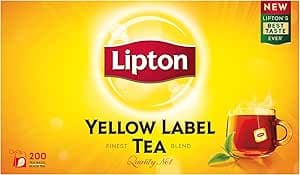 Lipton Yellow Label Black Tea, 200 Teabags on Amazon.ae - Price Tracker