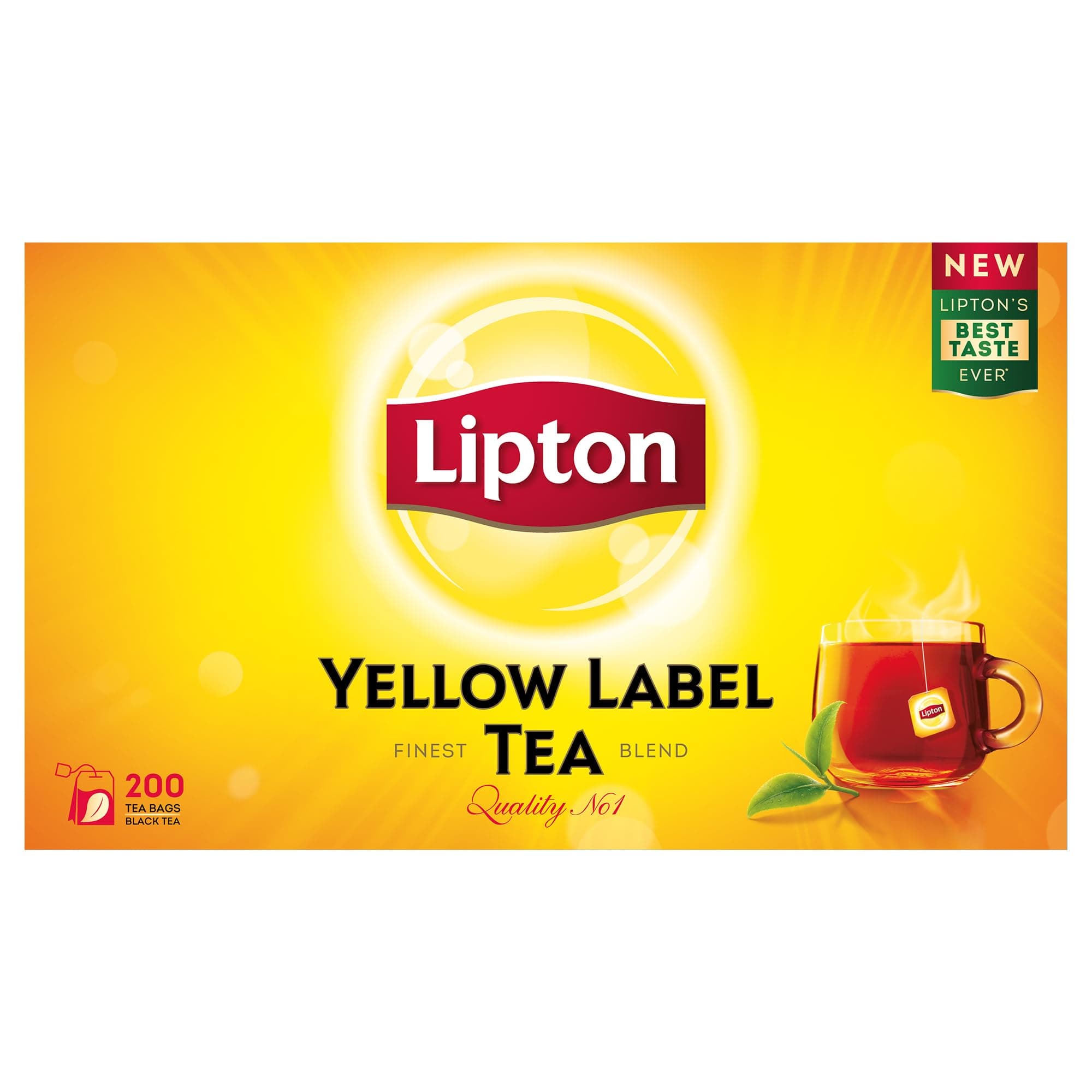 Lipton Yellow Label Black Tea, 200 Teabags on Amazon.ae - Price Tracker