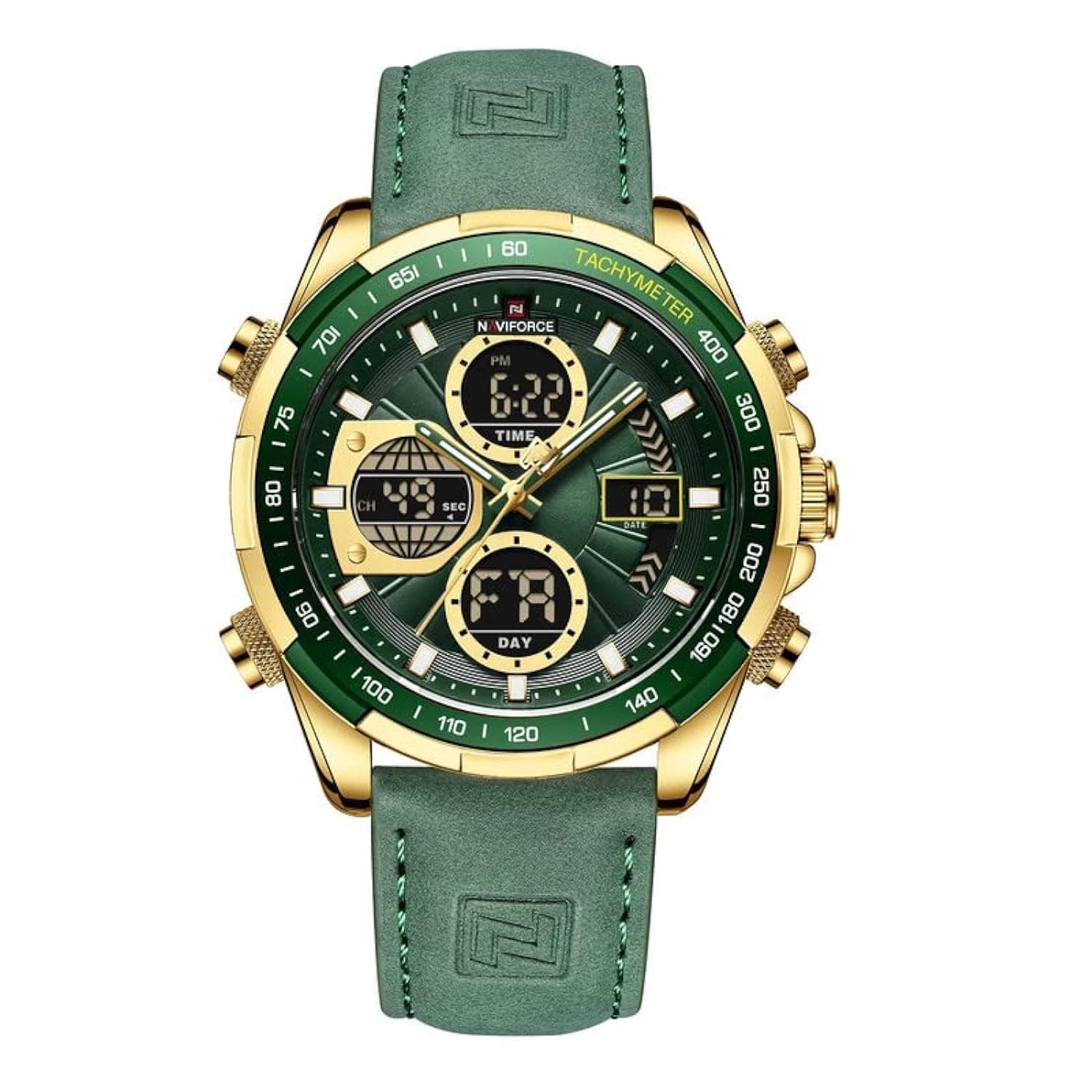 NAVIFORCE Analog Men's Watch (Green Dial Green Colored Strap), Multicolor, Classic on Amazon.ae - Price Tracker