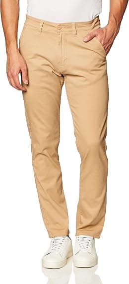 Southpole mens Flex Stretch Basic Long Chino Pants Casual Pants - Best Deal Finder