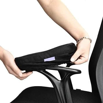 DELFINO Ergonomic Memory Foam Office Chair Armrest Pads, Comfy Gaming Chair Arm Rest Covers for Elbows and Forearms Pressure Relief (Set of 2) on Amazon.ae - Price Tracker