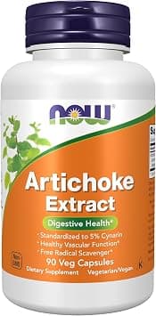NOW Artichoke Extract 450mg Foods - 90 Vegetarian Capsules - Best Deal Finder