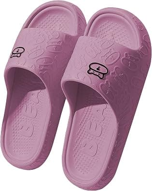 Homarket Indoor Non-Slip Slippers, Women Quick Drying Shower Sandals with Ultra Soft EVA Material, Open Toe Slippers on Amazon.ae - Price Tracker