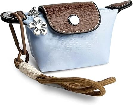 Women’s Mini Coin Purse Keychain – Vintage Nylon Zip Wallet – Compact, Stylish Change Purse for Cards, Cash,, Blue, Small on Amazon.ae - Price Tracker