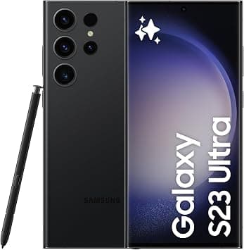 جوال ذكي سامسونج جالكسي S23 الترا 5G (Esim وشرائح اتصال مادية واحدة) بذاكرة RAM حجم 8 جيجابايت، وذاكرة ROM حجم 256 جيجابايت، لون أسود فانتوم، هاتف ذكي - النسخة العالمية - دليلك لأفضل العروض