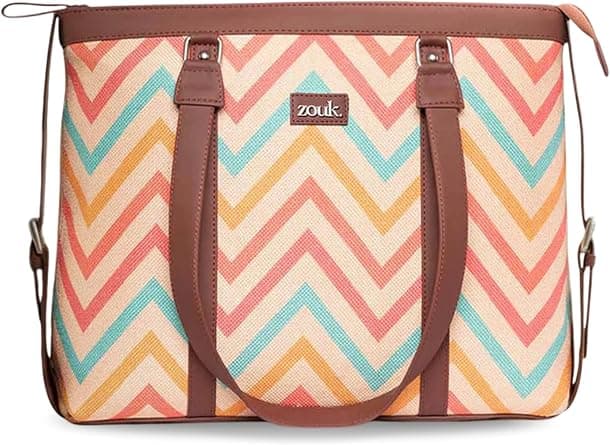 ZOUK Vegan Leather Women's Office Bag for 15.6 inch Laptop, MacBook on Amazon.ae - Price Tracker