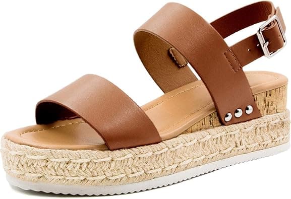 Athlefit Espadrilles womens Wedge Sandal on Amazon.ae - Price Tracker