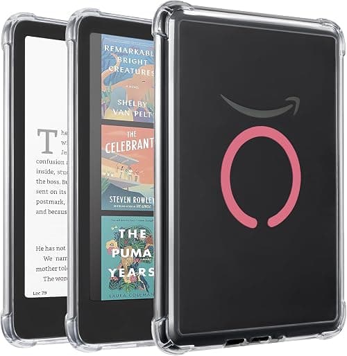 iDLEHANDS Magnetic Clear Case for 7" Kindle Paperwhite 12th Gen 2024 and Kindle Colorsoft - with AirBag Compatible with iPhone MagSafe, for Samsung/Belkin/Anker Wireless Charging Pads, Rose on Amazon.ae - Price Tracker