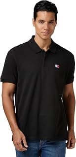 Tommy Jeans Mens Reg Badge Polo Shirt - Best Deal Finder