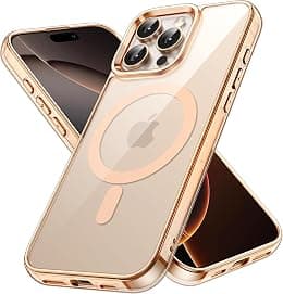 JETech Magnetic Case for iPhone 16 Pro Max 6.9-Inch Compatible with MagSafe, Shockproof Phone Bumper Cover, Anti-Scratch Clear Back (Desert) - Best Deal Finder