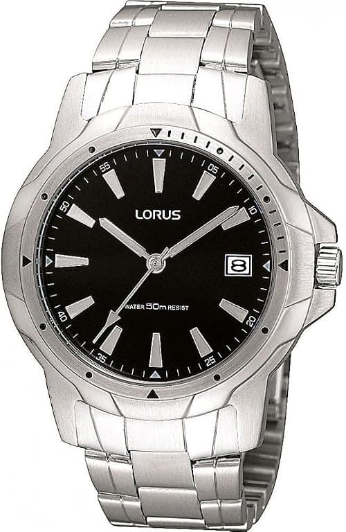LORUS GENTS STAINLESS STEEL BRACELET WATCH, Black, Bracelet on Amazon.ae - Price Tracker