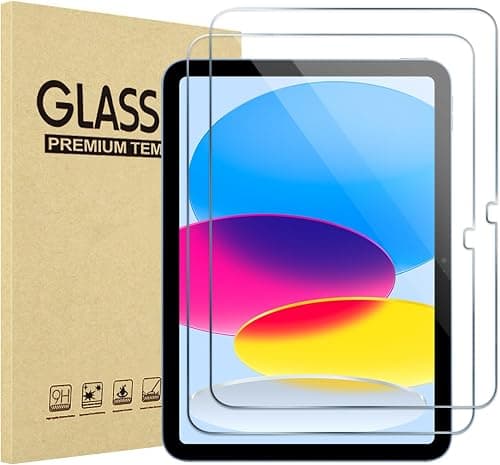 ProCase [2 Pack] Screen Protector for iPad A16 2025 11th/10th 2022 Generation (11-inch/10.9), HD Clear Tempered Glass Film Guard | iPad 11 Inch 2025/10.9 Inch 2022 Tempered Glass Film Guard على Amazon.ae - متتبع الأسعار