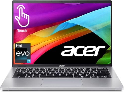 Acer Swift Go Intel Evo Thin & Light Premium Laptop 14" WUXGA 100% sRGB Touch Screen Display/Intel Core i7-1355U/16GB LPDDR5 RAM/512GB SSD Intel Iris Xe Graphics/ Win11/English KB/Silver on Amazon.ae - Price Tracker