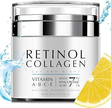 Retinol Cream for Face, Face Collagen Cream for Tightening Skin, Day and Night Anti Ageing Facial Moisturizer for Women and Men, Rapid Wrinkles & Fight Fine Lines (50ml/1.7 Fl OZ) on Amazon.ae - Price Tracker
