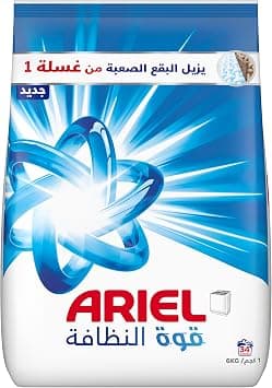 Ariel Power Clean Semi-Automatic Original, 6 Kg, Laundry Detergent Powde - متتبع أسعار Amazon.sa