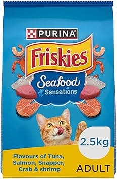 Friskies Seafood Sensations Cat Dry Food - 2.5KG on Amazon.ae - Price Tracker