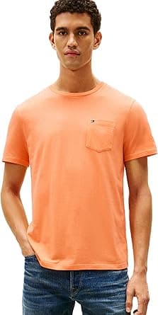 Tommy Hilfiger mens T Shirt Crewneck with Pocket T-Shirt on Amazon.ae - Price Tracker