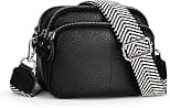 befen Genuine Leather Cross Body Bag for Women Small Shoulder Bag Triple Zippper Camera Hand Bag Phone Purse Bag - Best Deal Finder
