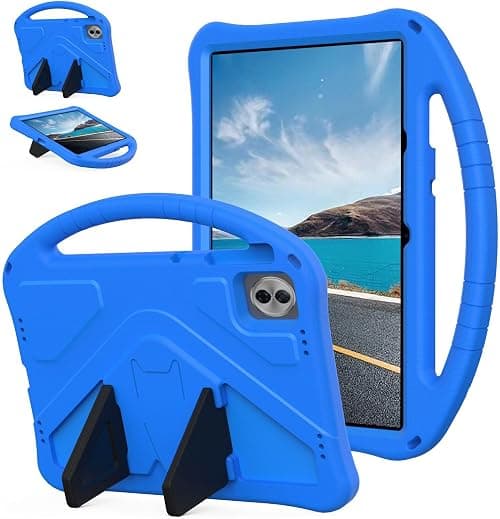 Gruattreay Shockproof Case Compatible with Honor Pad 10 12.1 Inch (2025), Lightweight EVA Kids Friendly Shockproof Protective Cover with Invisible Bracket and Handle (Blue) على Amazon.ae - متتبع الأسعار