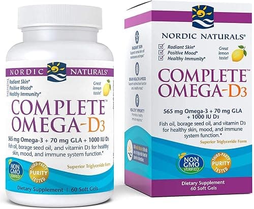 Nordic Naturals - Complete Omega-3.6.9-D (1000mg) - 60ct (Multi-Pack) على Amazon.ae - متتبع الأسعار