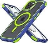 MobNano for iPhone 15 Case, Compatible with MagSafe, Crystal Clear Case with Magnetic Ring, Multicolor Protective Shockproof Bumpers, Not Yellowing Slim Cover for Men Women - - Blue/Green - Amazon.ae Price Tracker