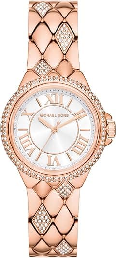 Michael Kors Camille Three-Hand Rose Gold-Tone Stainless Steel Women's Watch (Model: MK4810) - Amazon.ae Price Tracker
