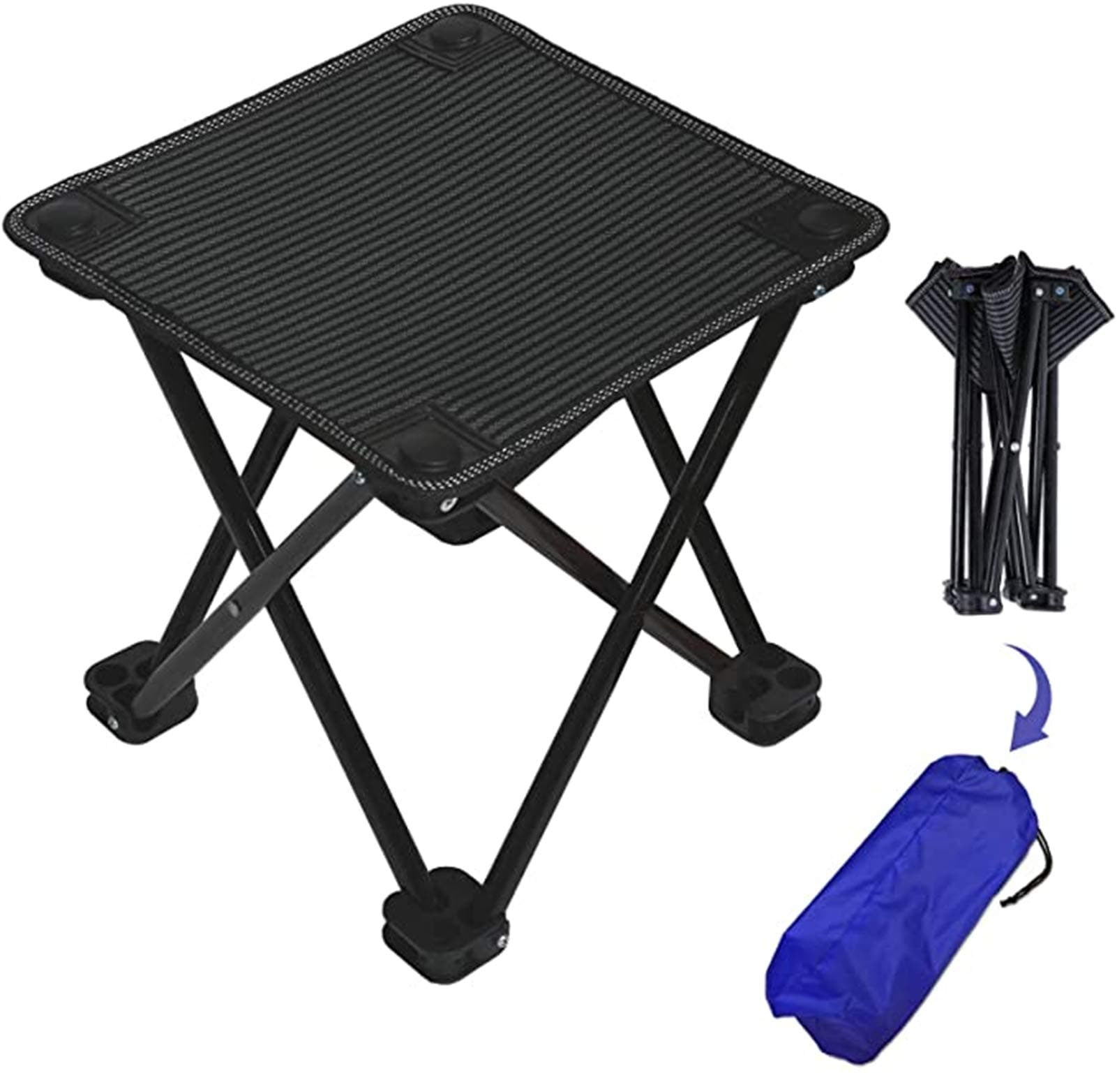 conobo Mini Portable Folding Stool, Outdoor Folding Chair for Camping, Fishing, Travel, Hiking, Garden, Beach, Quickly-Fold Chair Oxford Cloth with Carry Bag, One Size on Amazon.ae - Price Tracker