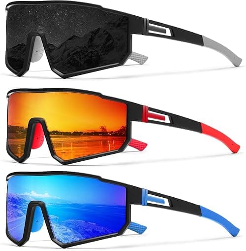 Polarized Eyewear for Men Outdoor, Running Sports Sunglasses for Men Cycling Sun Glassess Men with UV 400 Protection on Amazon.ae - Price Tracker