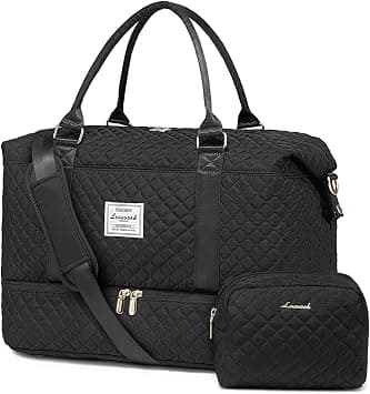 LOVEVOOK Travel Duffle Bag,Weekender Bags for Women with Shoe Compartment,Carry on Overnight Bag with Toiletry Bag,Gym Duffel Bag with Wet Pocket, Hospital Bags for Labor and Delivery on Amazon.ae - Price Tracker
