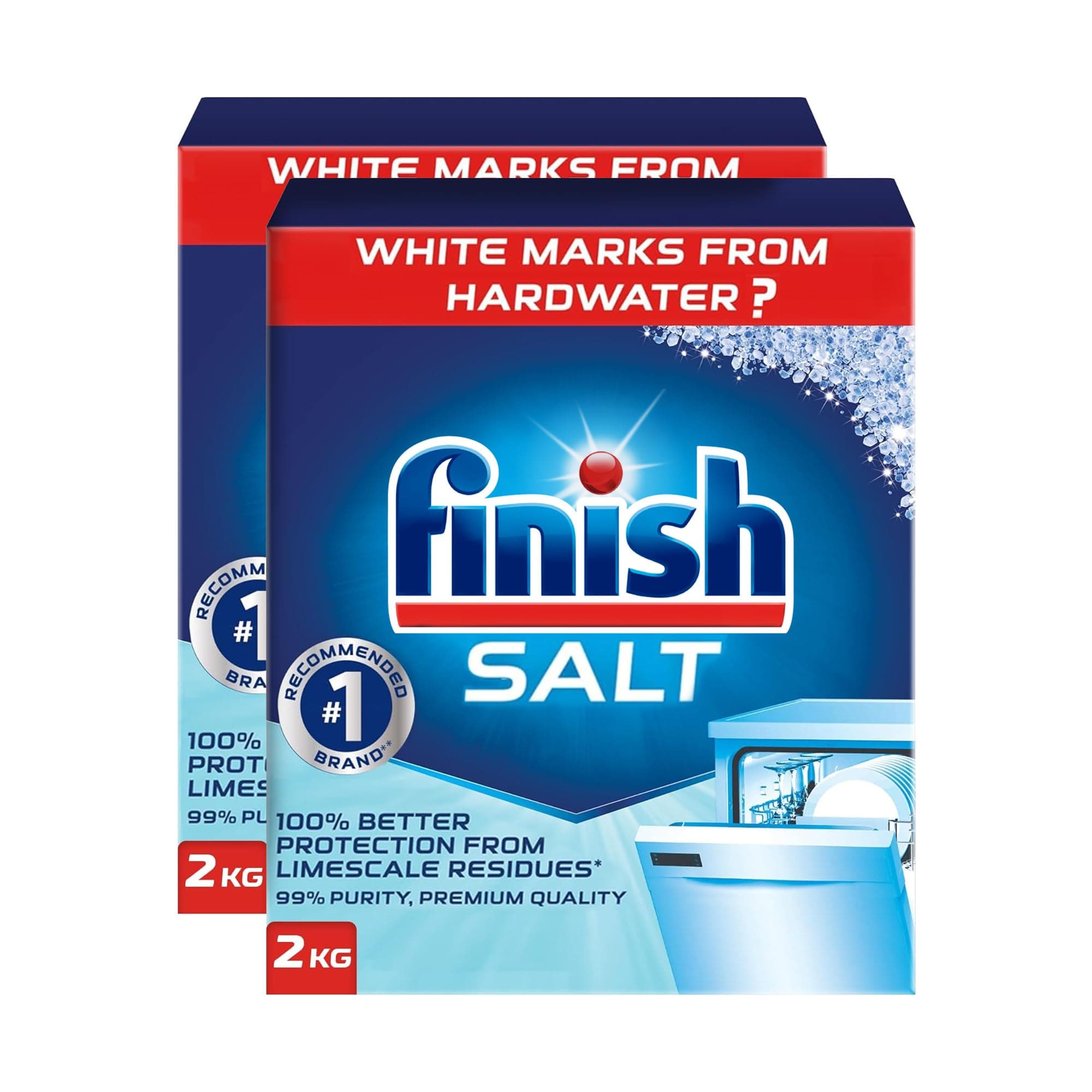 Finish Dishwasher Salt, 2kg x 2 on Amazon.ae - Price Tracker
