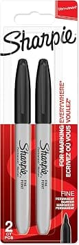 Sharpie 2 count Permanent Fine Point Markers - Best Deal Finder