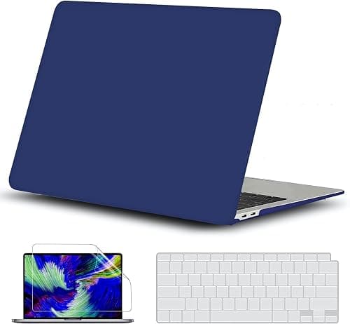 GVTECH Case for MacBook Air 13 inch Case (2010-2017) A1369 A1466 Plastic Hard Shell, Keyboard Cover & Screen Protector, Matte Navy Blue on Amazon.ae - Price Tracker
