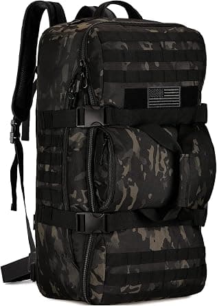 Tactical Travel Backpack 60L Military MOLLE Duffel Bag (Rain Cover & Patch Included) on Amazon.ae - Price Tracker