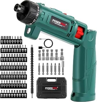 POSENPRO Cordless Cordless Screwdriver 10N.m, Electric Screwdriver على Amazon.ae - متتبع الأسعار