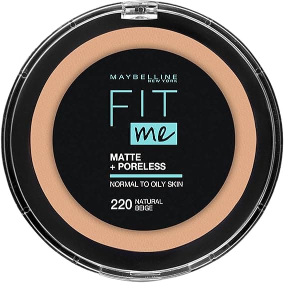 Maybelline New York Fit Me Matte and Poreless Powder, 220 Natural Beige, 12 gm on Amazon.ae - Price Tracker