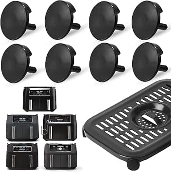 Air Fryer Replacement Parts for Ninja Foodi Airy Fryer, 8 PCS Food Grade Air Fryer Rubber Bumpers Feet Tabs Tips Accessories for Ninja Foodi DZ201 DZ071 DZ090 DZ100 DZ401 DZ550 DualZone Air Fryer on Amazon.ae - Price Tracker