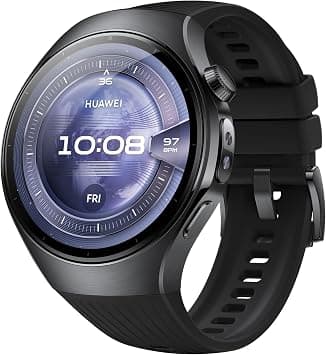 HUAWEI WATCH 5 46mm Smartwatch, Multi-sensing X-TAP technology, Real-Time Fingertip Blood Oxygen,eSIM,Intuitive Smart Gestures, iOS&Android, Black, 3 months additional HuaweiCare+(Amazon Exclusive) - Amazon.ae Price Tracker