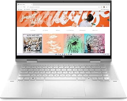 HP Envy x360 Convertible 15-inch Laptop, Intel Core i7-1260P Processor, Intel Iris Xe Graphics, 16 GB RAM, 1 TB SSD, Windows 11 Home (15-es2026nr, Natural Silver Aluminum) على Amazon.ae - متتبع الأسعار