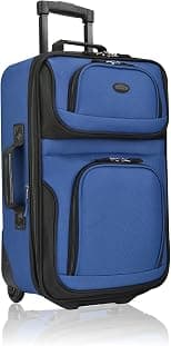 U.S. Traveler Rio Rugged Fabric Expandable Carry-on Luggage Set - Amazon.ae Price Tracker